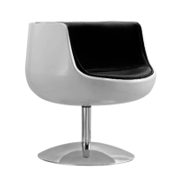 Кресло CUP white-black-black