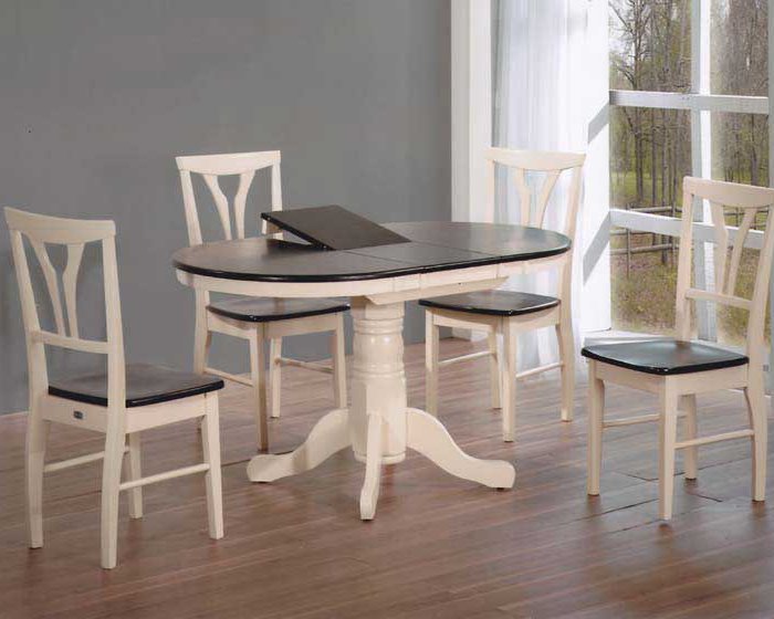 Стол 3242 F-капучино/крем+стул D-878Н крем+капуч.сиденье деревянное(4)