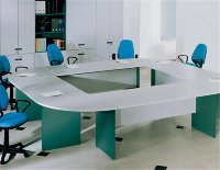 Конференц-стол Net вариант - 8 (3530 x 2400 x 755 мм)